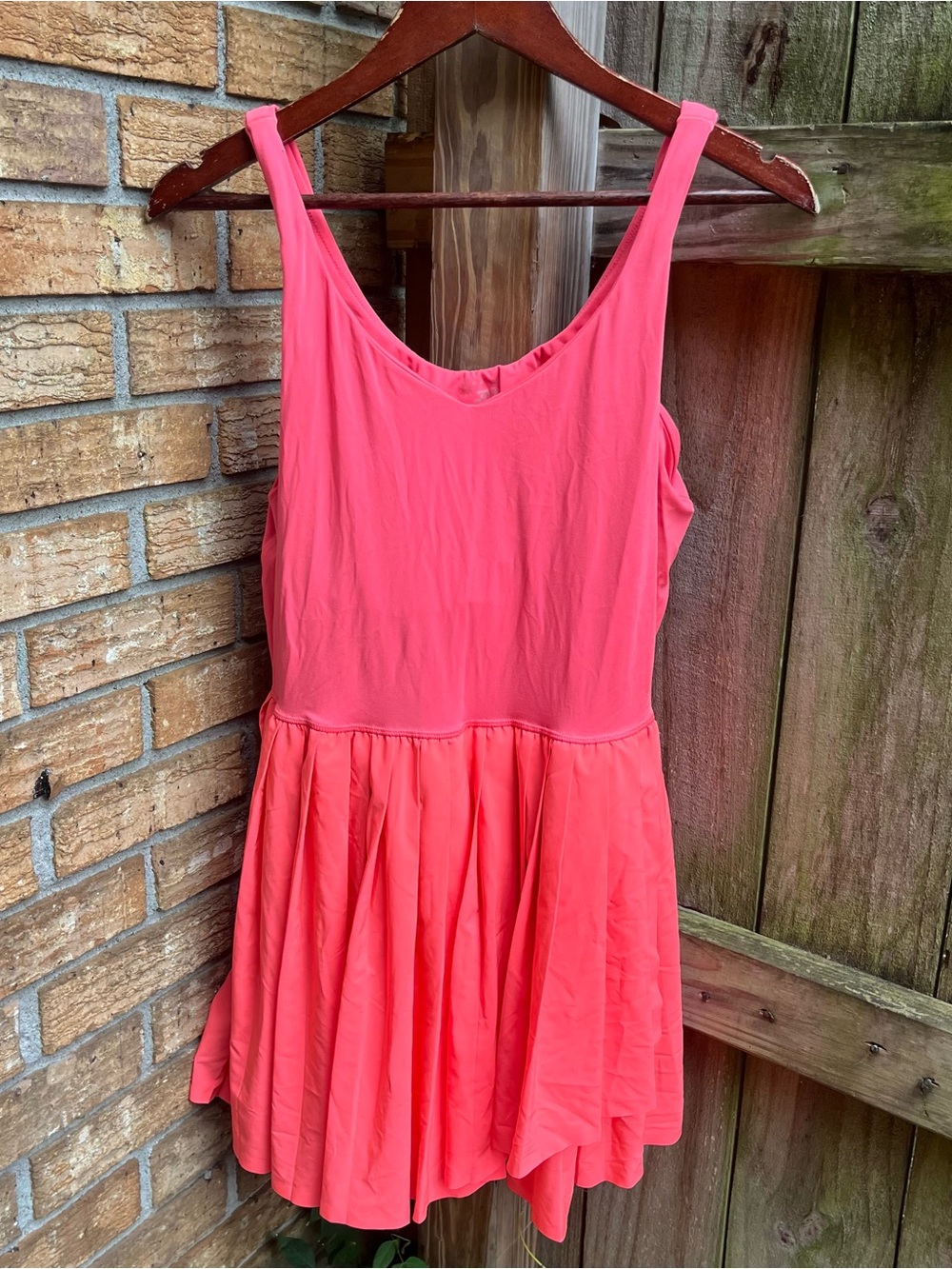 Offline by Aerie Coral Pink Active Tennis Dress